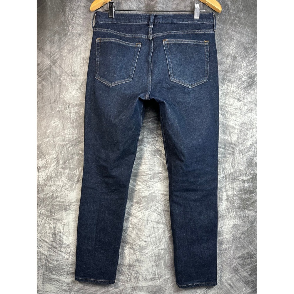 Everlane Uniform Athletic 4-Way Stretch Organic Jean Mens 30x29 Dark Wash Indigo - Picture 2 of 8